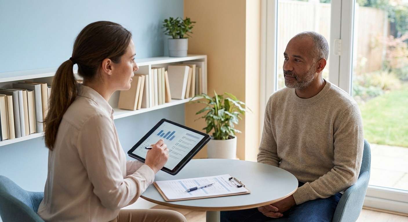 تصویری مفهومی از مقیاس BPRS که سرعت و گستردگی آن در ارزیابی نشانه‌های روان‌پزشکی را نشان می‌دهد.