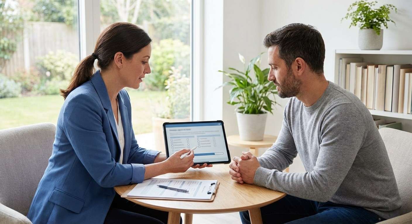 تصویری مفهومی از پرسشنامه BSI که سرعت و کارایی آن را در غربالگری سلامت روان نشان می‌دهد.