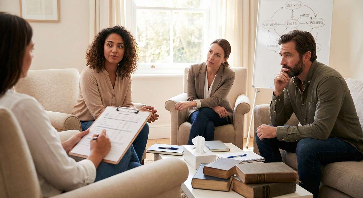 مفهوم عزت نفس چندبعدی با فهرست کوپرسمیت؛ تصویری که نشان‌دهنده تفاوت احساس فرد در محیط کار، خانواده و اجتماع است.