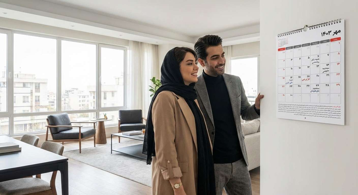 یک تقویم دیواری که روی آن برنامه‌های ملاقات با دکتر و دیدارهای خانوادگی با هماهنگی مشخص شده است.