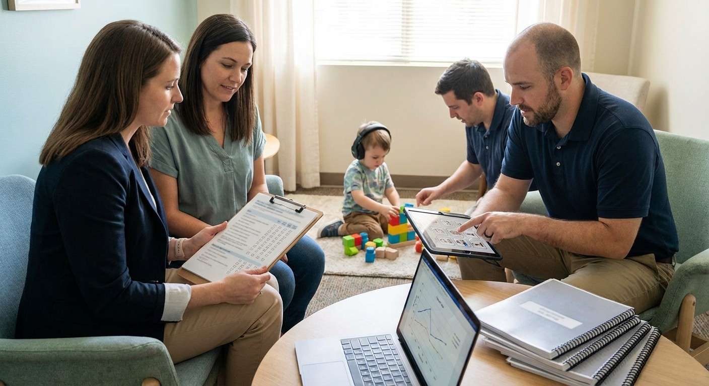 تصویری از پرسشنامه GARS-3 که برای غربالگری اوتیسم در محیط مدرسه یا کلینیک استفاده می‌شود.