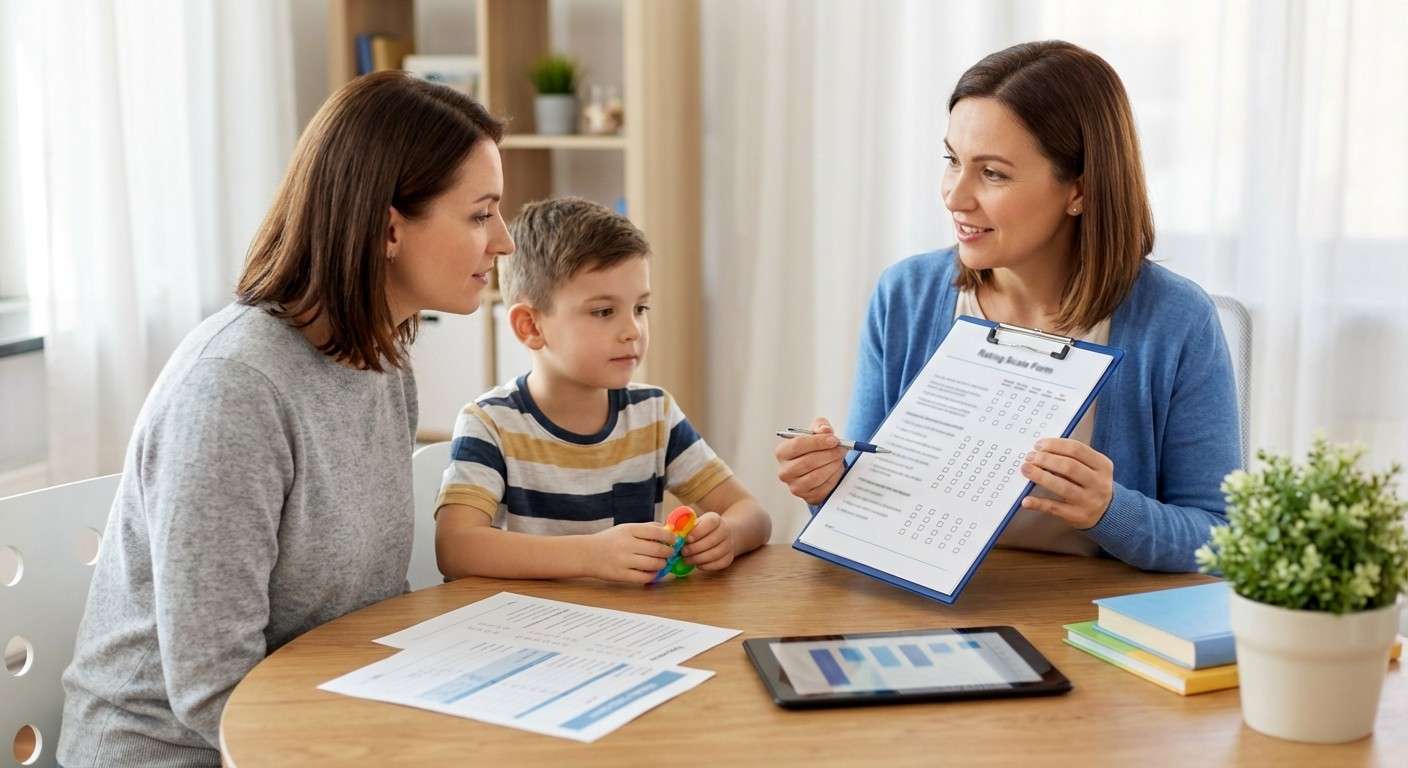 یک ترازوی قدیمی که در یک کفه آن کلمه «دسترسی» و در کفه دیگر کلمه «جامعیت» قرار دارد.