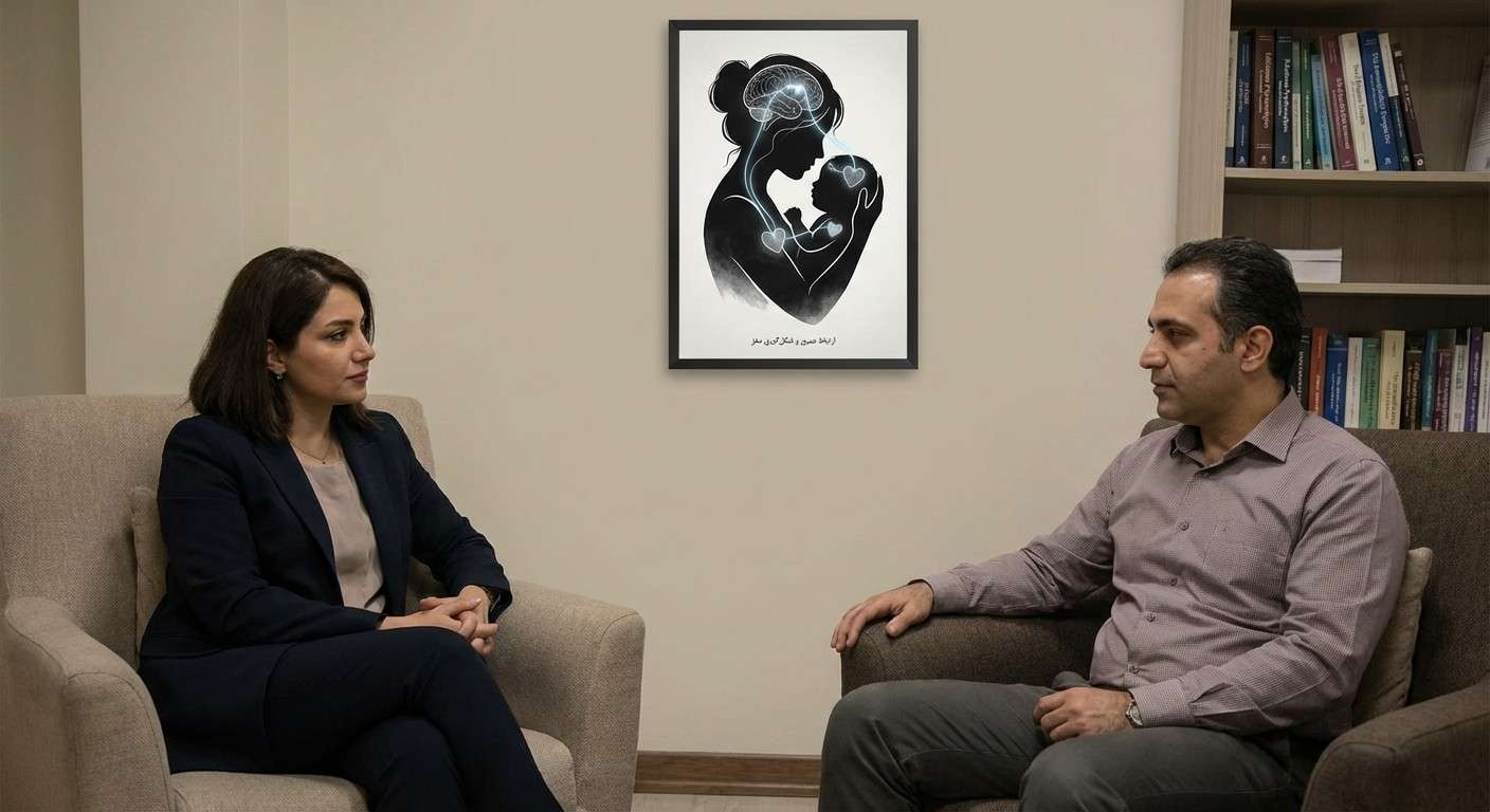 رقص نادیدنی دو ذهن: چگونه تعامل نوزاد و مادر معماری مغز را می‌سازد؟