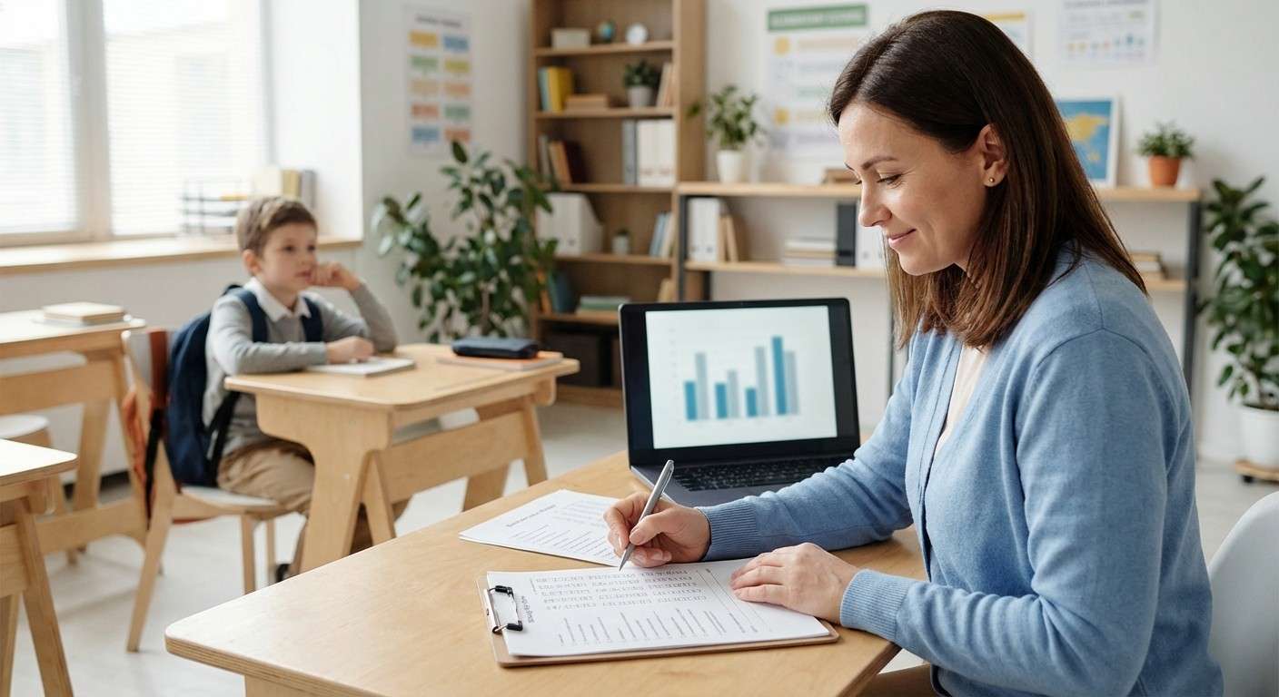 فرم گزارش معلم (TRF): عملکرد تحصیلی، اجتماعی و هیجانی کودک از نگاه مدرسه