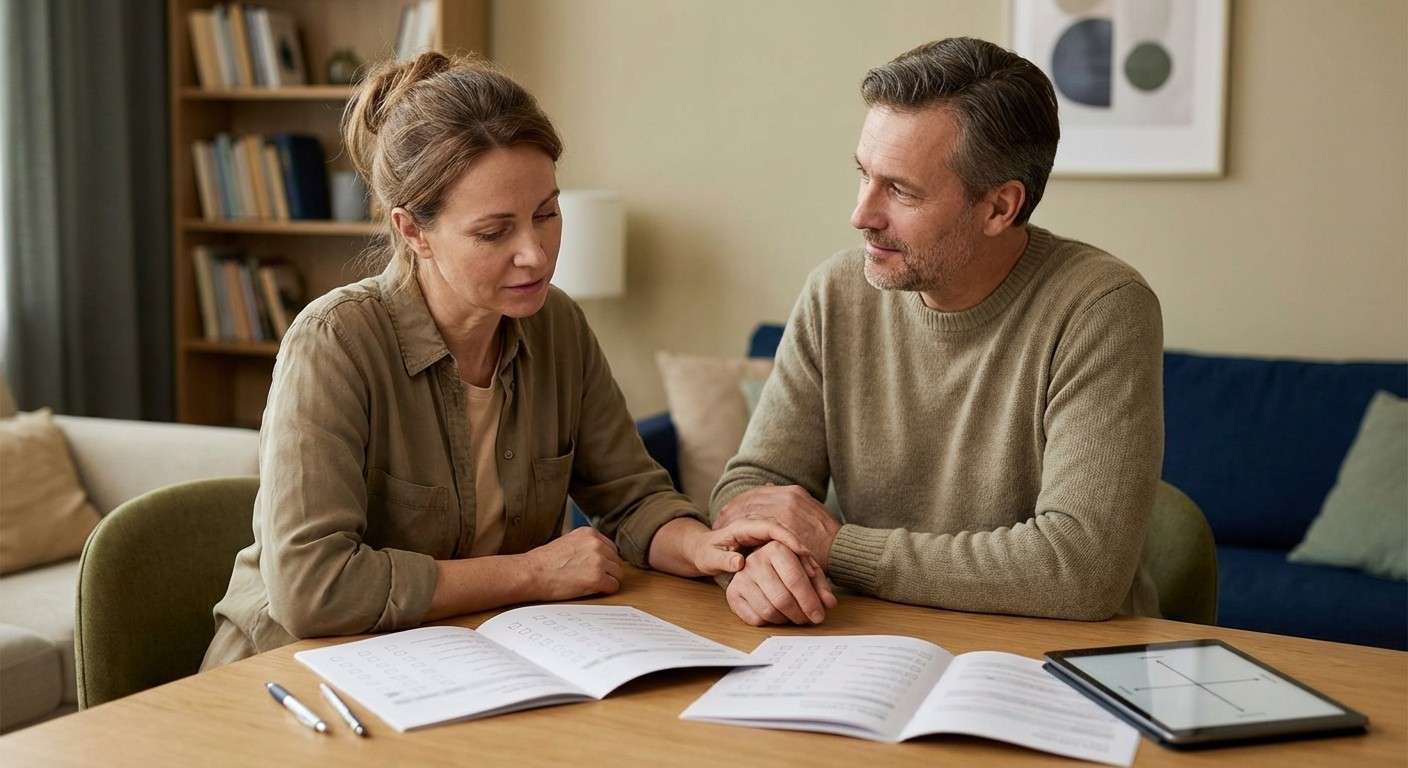 نقشه مفهومی دلبستگی بزرگسال که دو محور اضطراب و اجتناب را نشان می‌دهد.