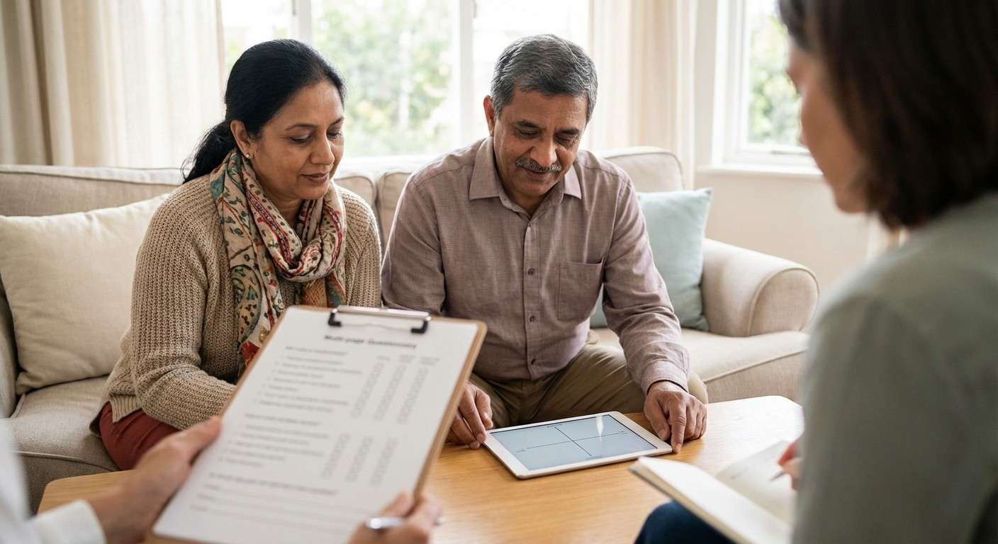 نمودار دو بعدی اضطراب و اجتناب دلبستگی که چهار سبک اصلی را نشان می‌دهد.