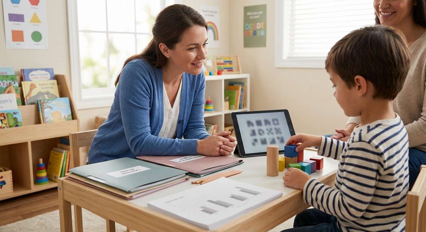 نمای مفهومی از آزمون وودکاک-جانسون (WJ-IV) که نقشه جامع توانایی‌های شناختی و یادگیری یک کودک را نشان می‌دهد.