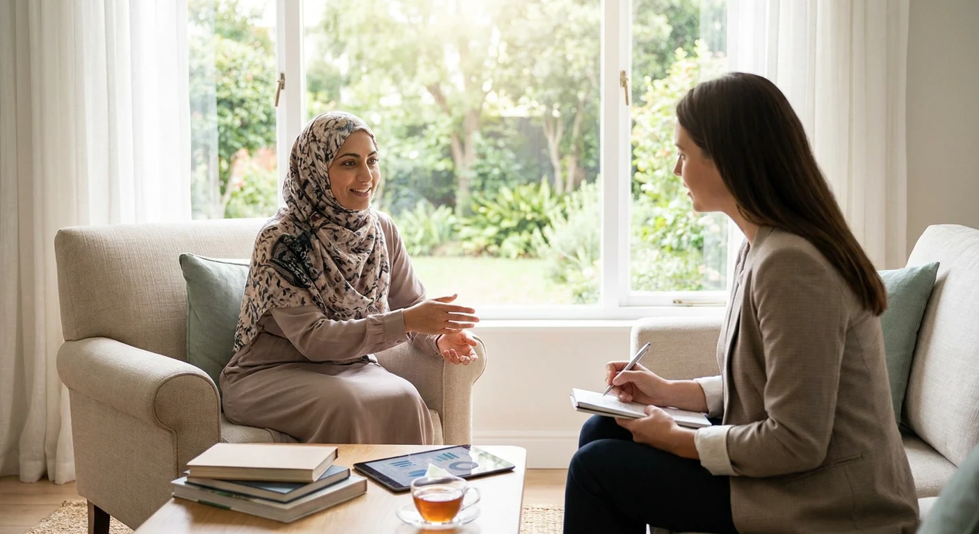 تمرین ذهن‌آگاهی در طبیعت برای افزایش تحمل ابهام و کاهش اضطراب.