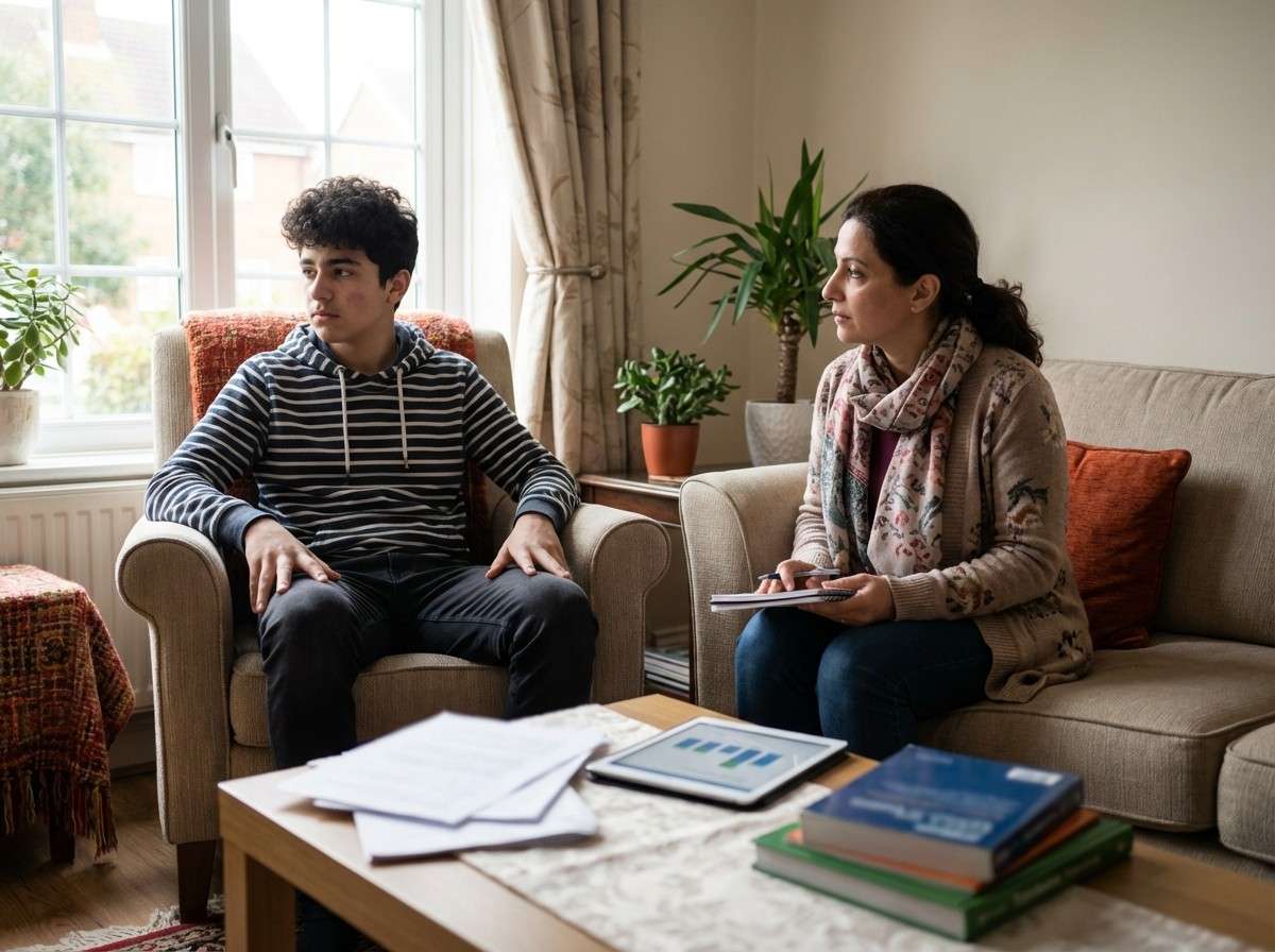 نوجوانی که تنها و غمگین در اتاقش نشسته و به بیرون پنجره نگاه می‌کند